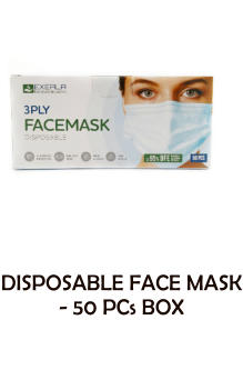 DISPOSABLE FACE MASK - 50 PCs BOX